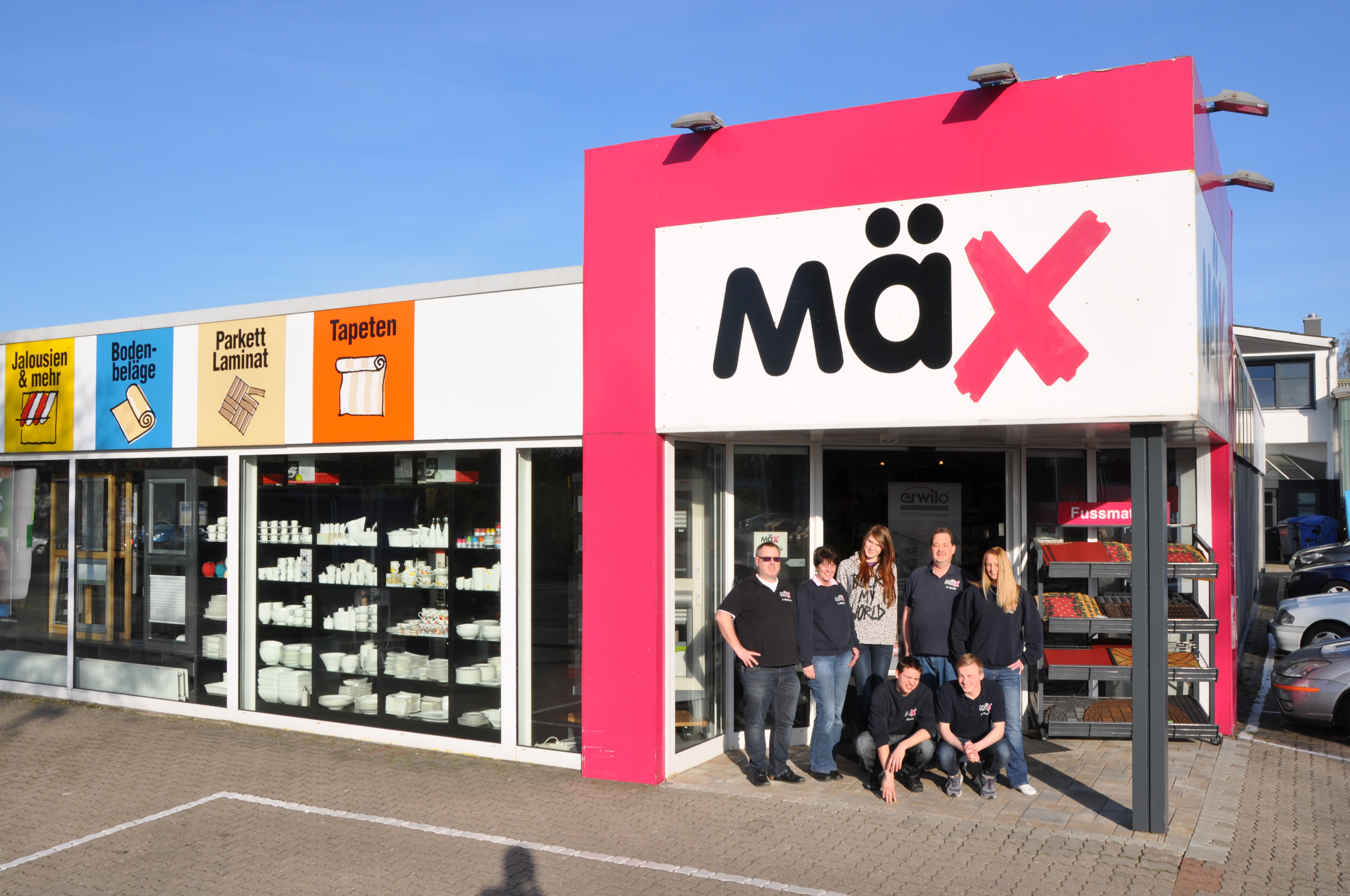 Mäx Farben-Zentrale Bad Segeberg - Teamfoto